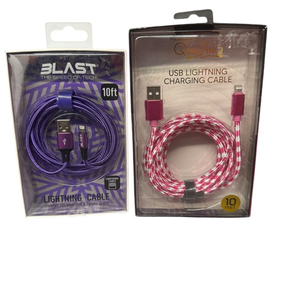Purple Lightning Cable - 10ft - Picture 2 of 2